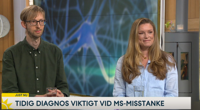 Mattias Millbro och Anna Cunningham Nyhetsmorgon i TV4 diagnostiseringsguide